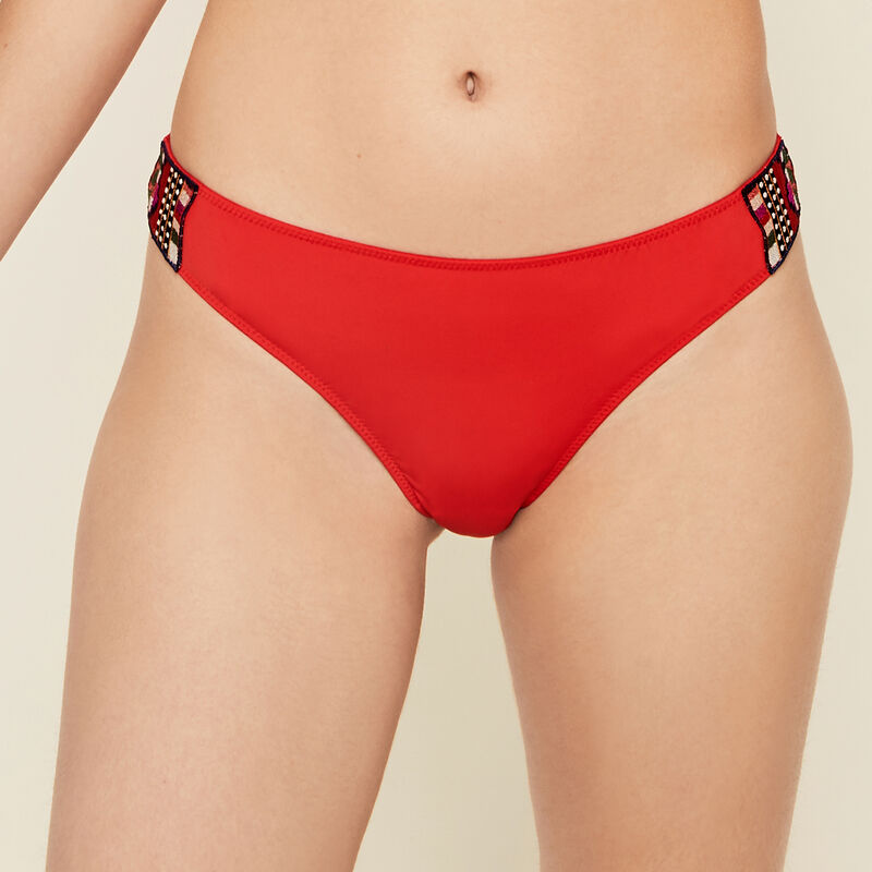 Slip rouge marine valliz Slip rouge marine valliz;