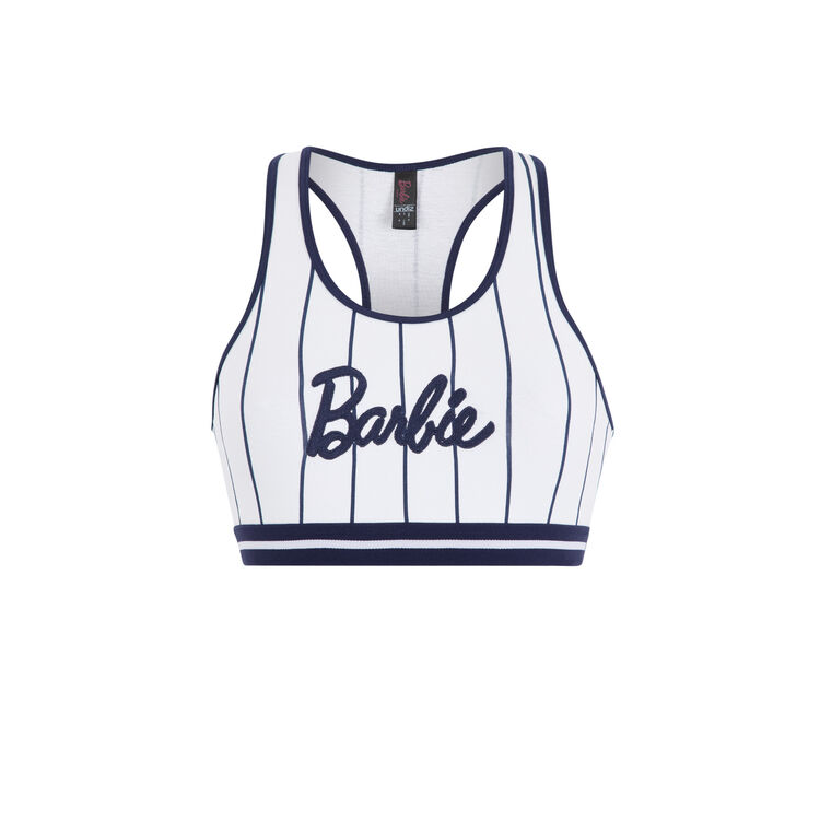 Brassiere a rayures print barbie pinkplastikiz Brassiere a rayures print barbie pinkplastikiz;