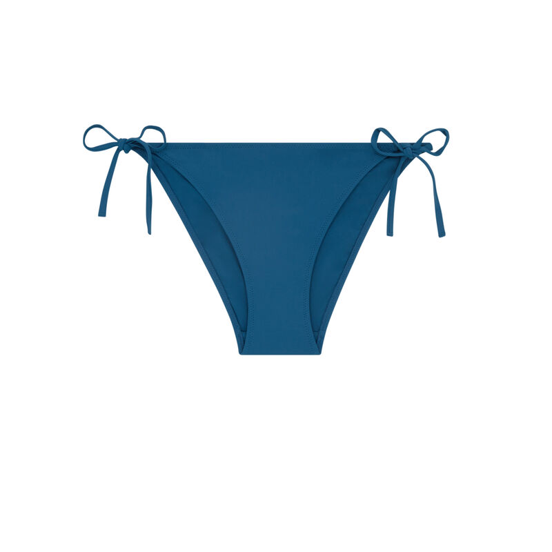 Bas de maillot de bain bikini uni - bleu canard Bas de maillot de bain bikini uni - bleu canard;