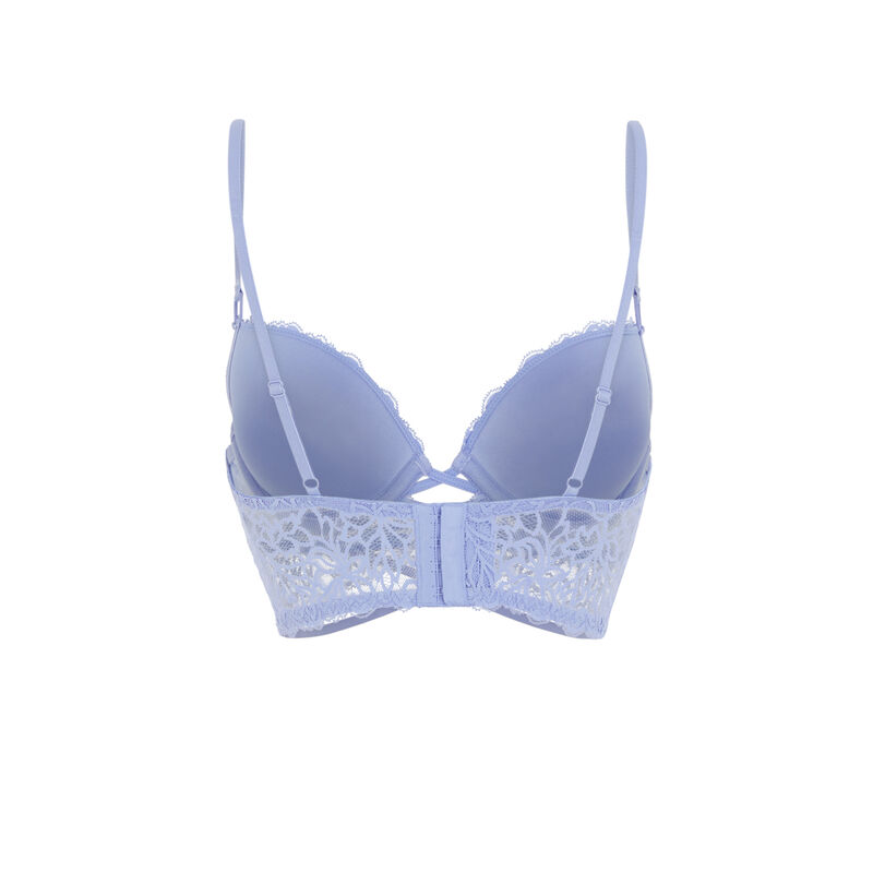 soutien-gorge push en dentelle - bleu ciel soutien-gorge push en dentelle - bleu ciel ;