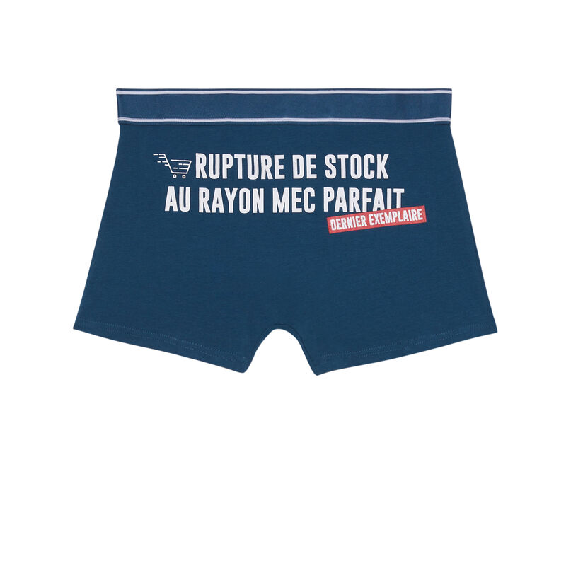 boxer à message rupture de mec parfait - bleu boxer à message rupture de mec parfait - bleu;