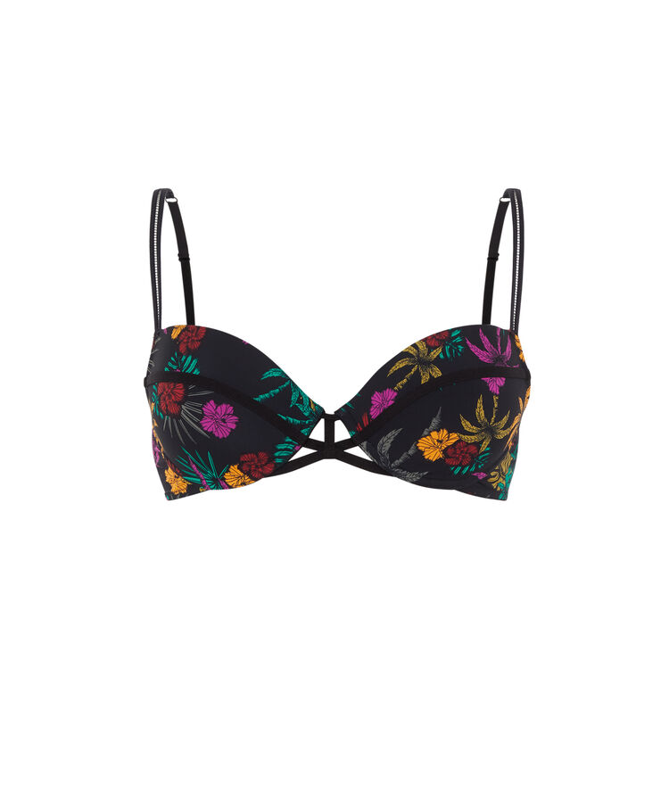 Soutien-gorge push-up micro - noir noir.
