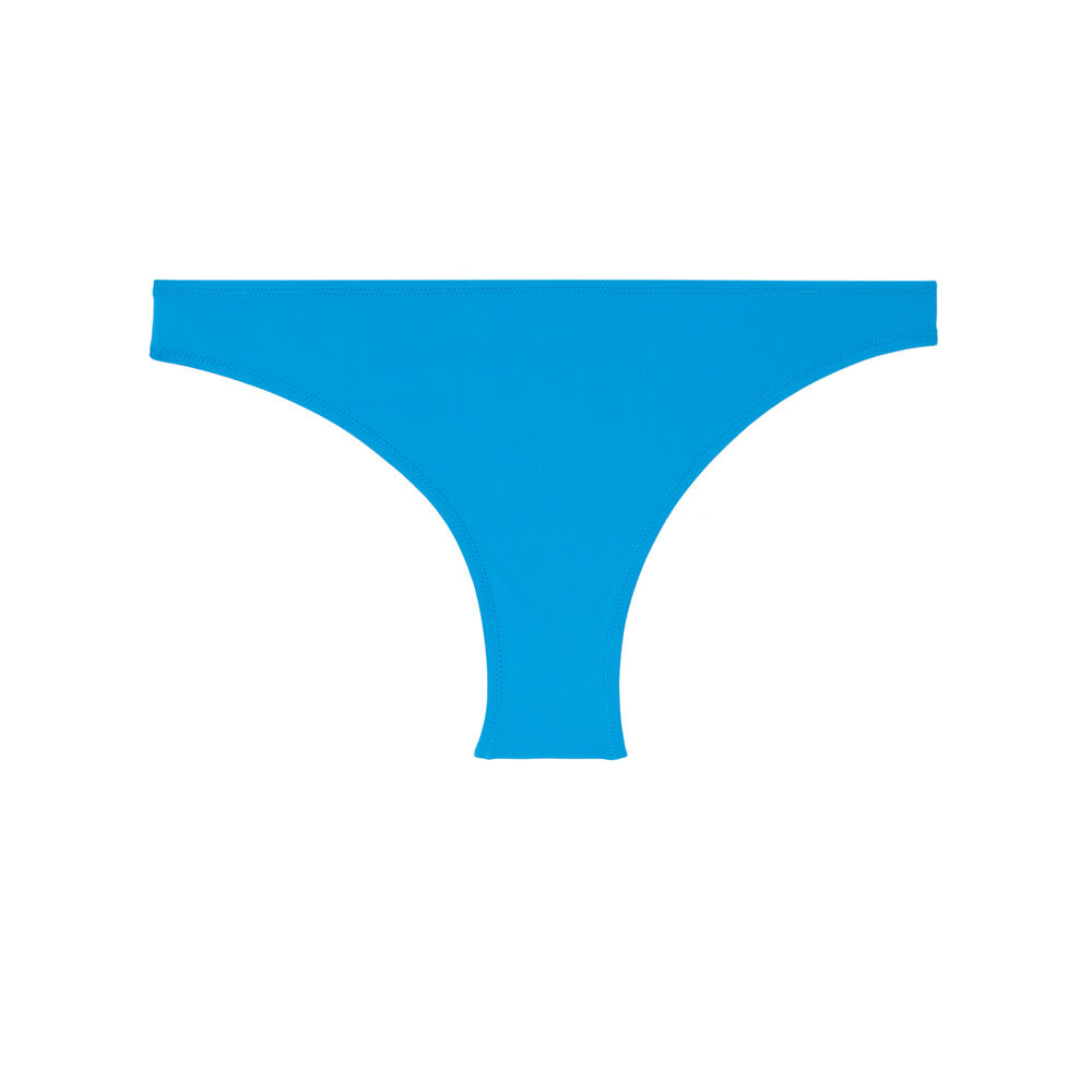 Bas de maillot culotte unie - bleu bleu.