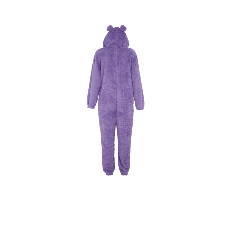 Combinaison polaire print bisounours bisounoursiz violet.