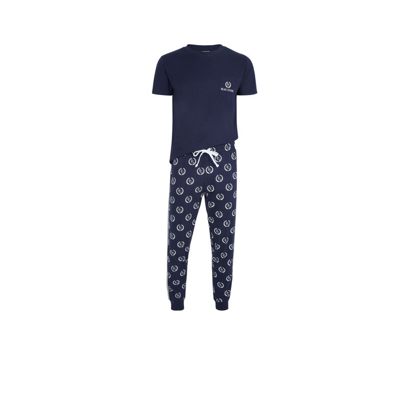 Set top + pantalon elboiz bleu marine.