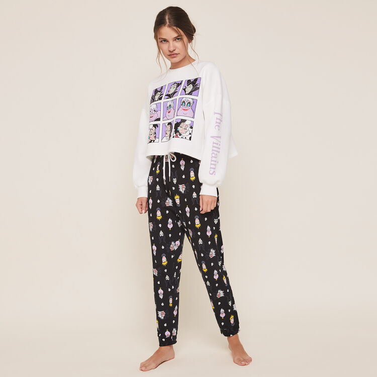 Sweat court print les vilaines villainiz Sweat court print les vilaines villainiz;