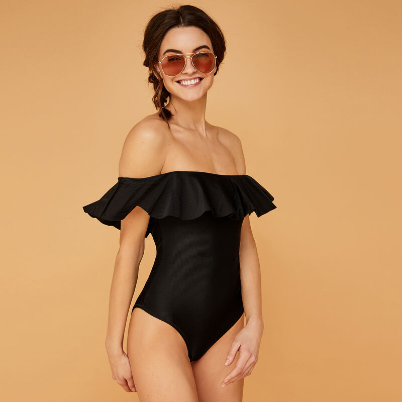 Maillot de bain une pièce noir sabliz black.