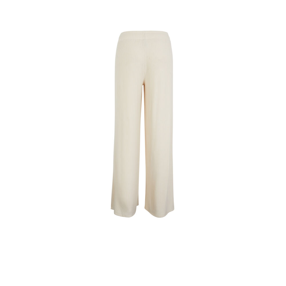 Pantalon large - blanc cassé blanc cassé.