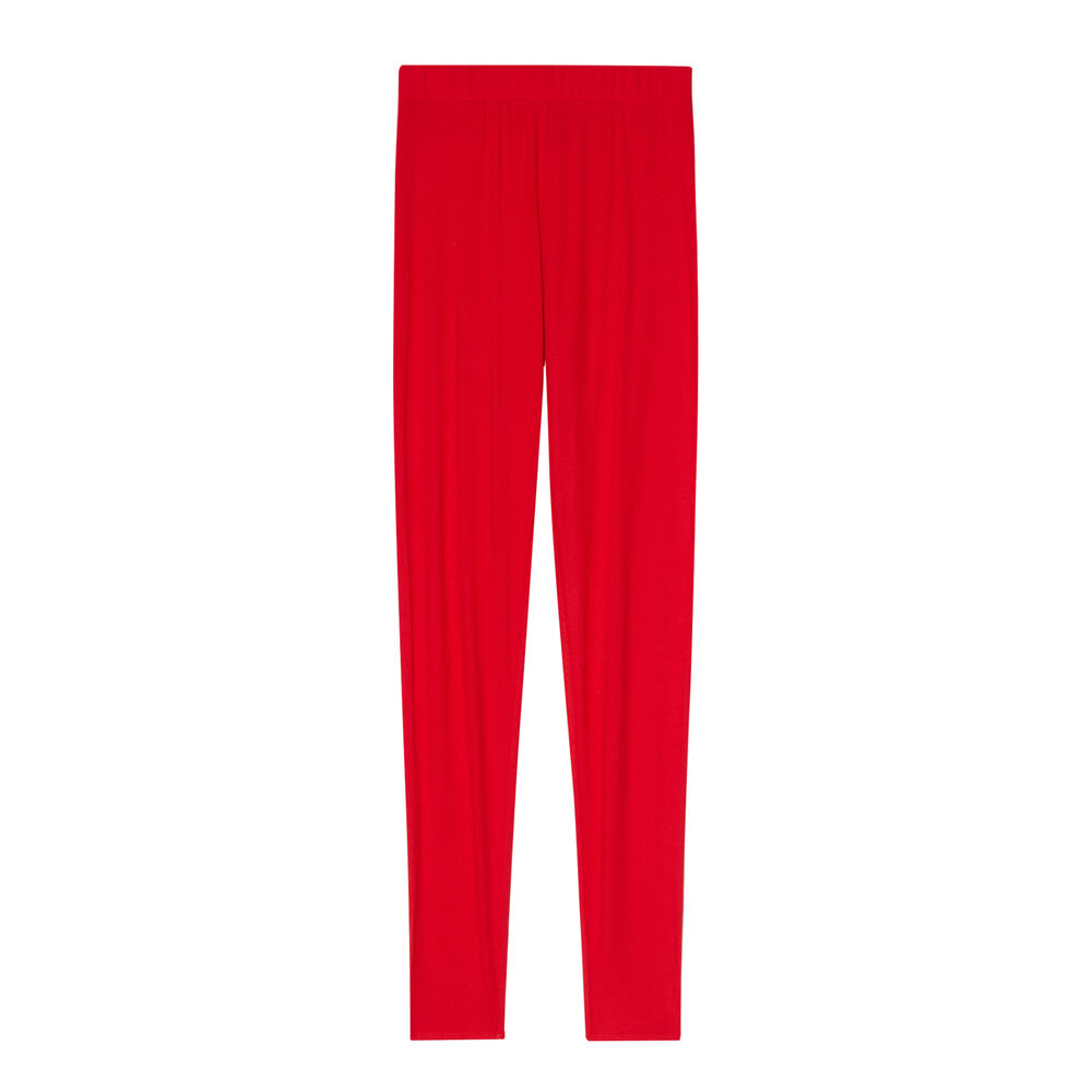 Legging uni - rouge rouge.