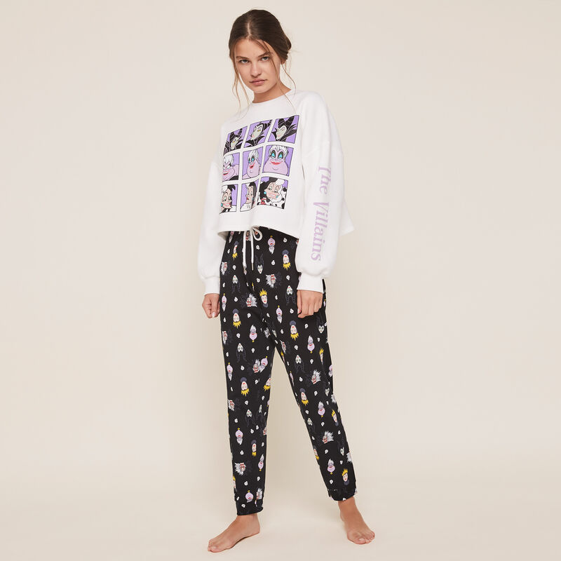 Sweat court print les vilaines villainiz Sweat court print les vilaines villainiz;