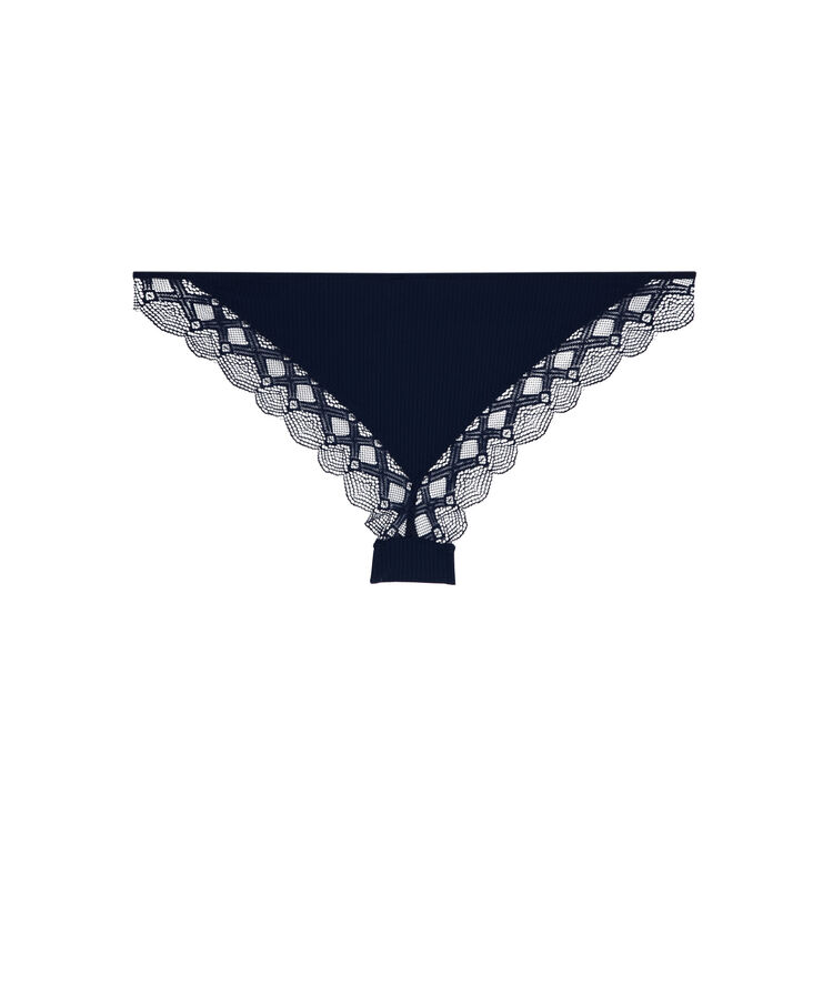 Tanga bleu marine monoskiz bleu.
