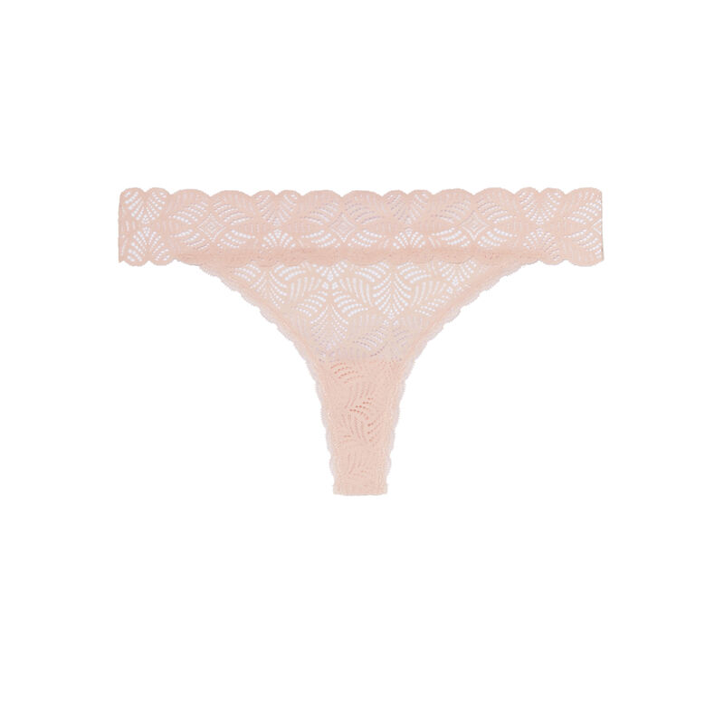 string tout en dentelle - rose string tout en dentelle - rose;