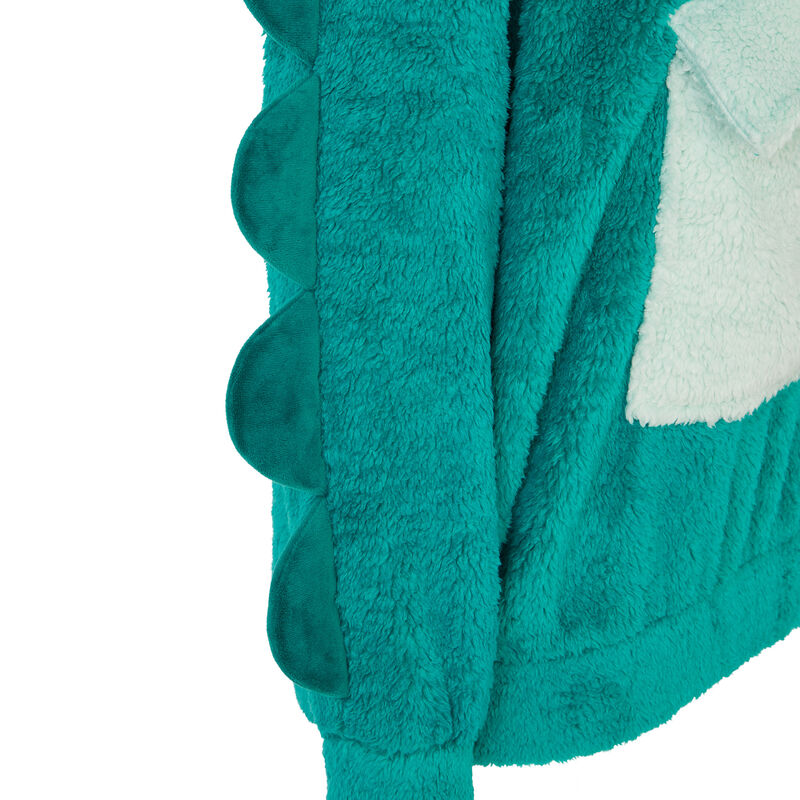 Sweat polaire détail broderies denver denveriz bleu canard.