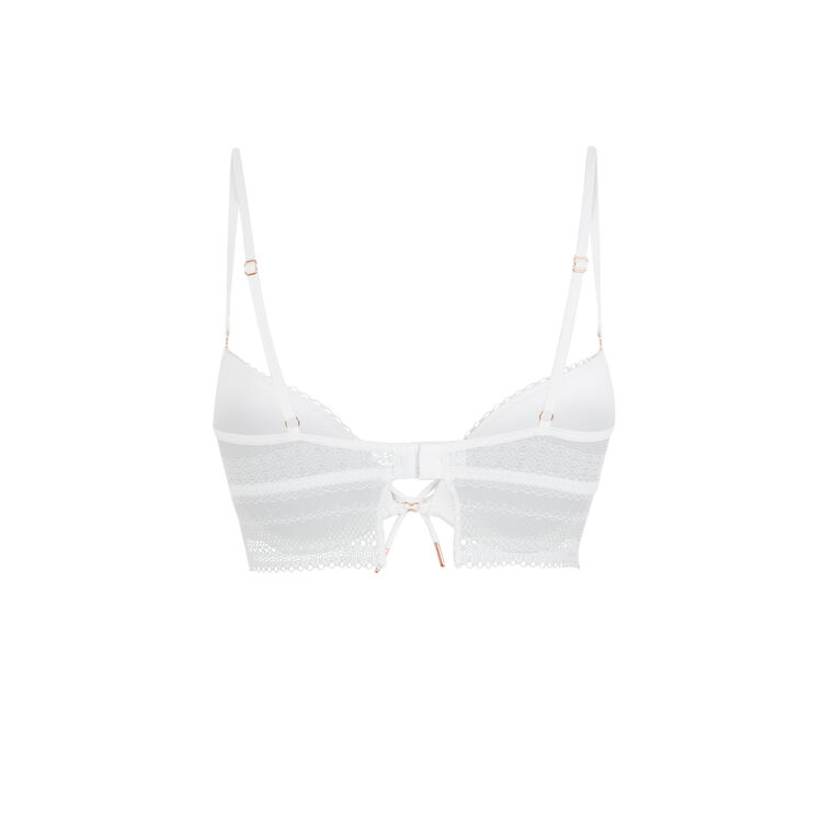 Soutien-gorge push detail noeud neoriz blanc cassé.