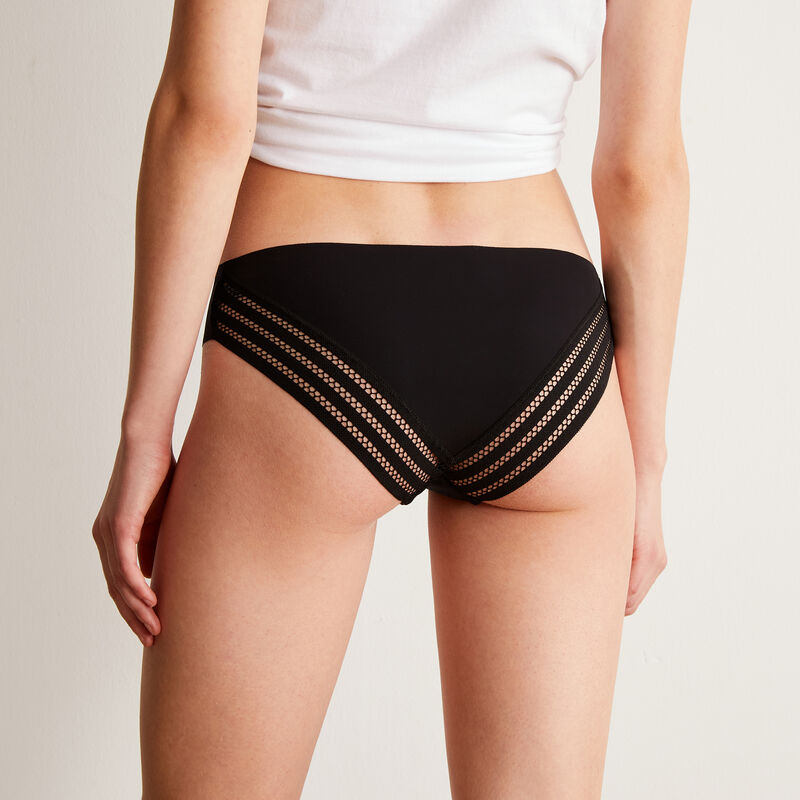 culotte en micro uni - noir culotte en micro uni - noir;
