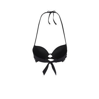 Haut de maillot de bain push noir gabiz black.