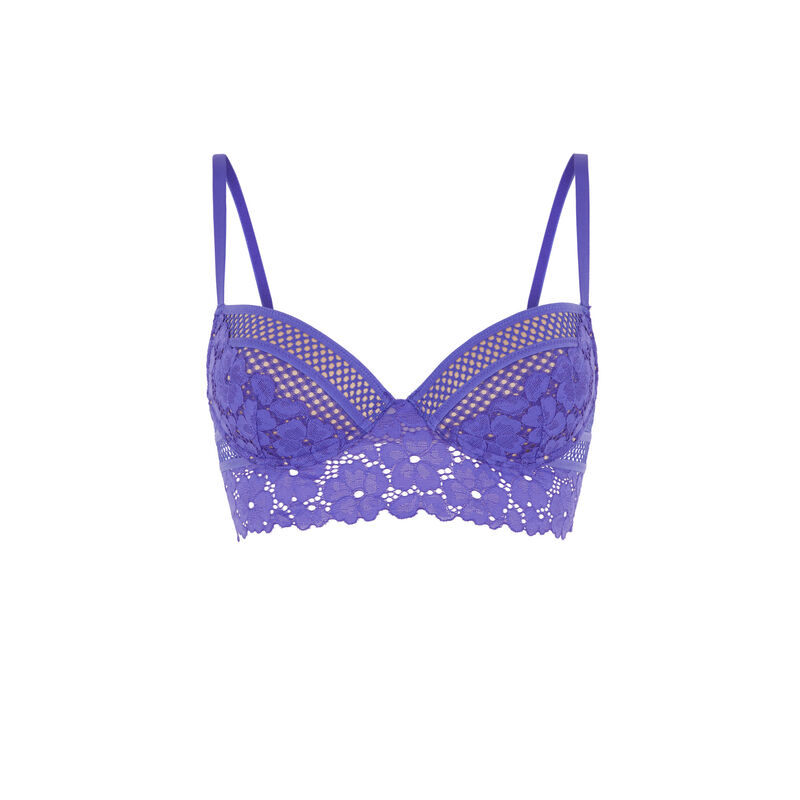 soutien-gorge ampli en dentelle - violet soutien-gorge ampli en dentelle - violet;