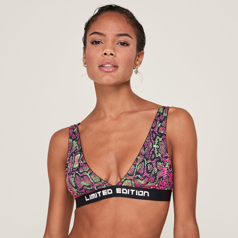 Soutien-gorge triangle sans armatures - rose Soutien-gorge triangle sans armatures - rose;