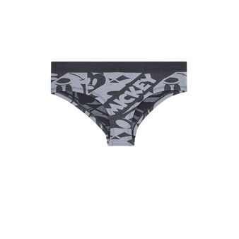 Shorty en coton mickey brassiniz noir.
