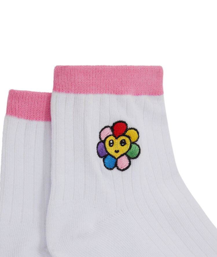 Chaussettes à imprimé - blanc blanc.