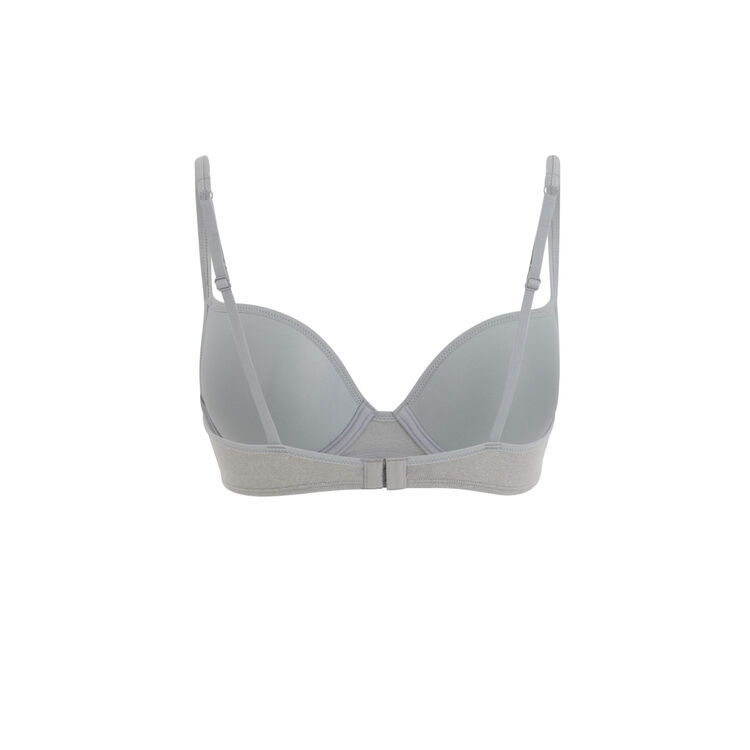 Soutien-gorge ampli gris microchiniz gris.