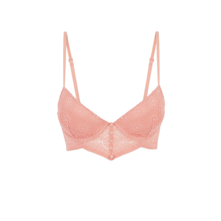 Soutien-gorge bustier push rose buttonilaciz Soutien-gorge bustier push rose buttonilaciz;