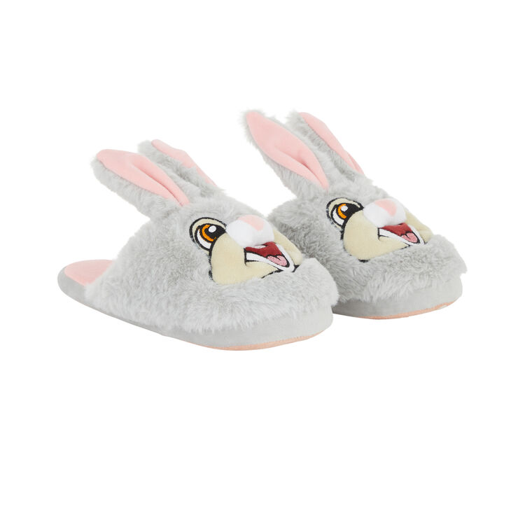 Chaussons polaires print panpan panpaniz gris.