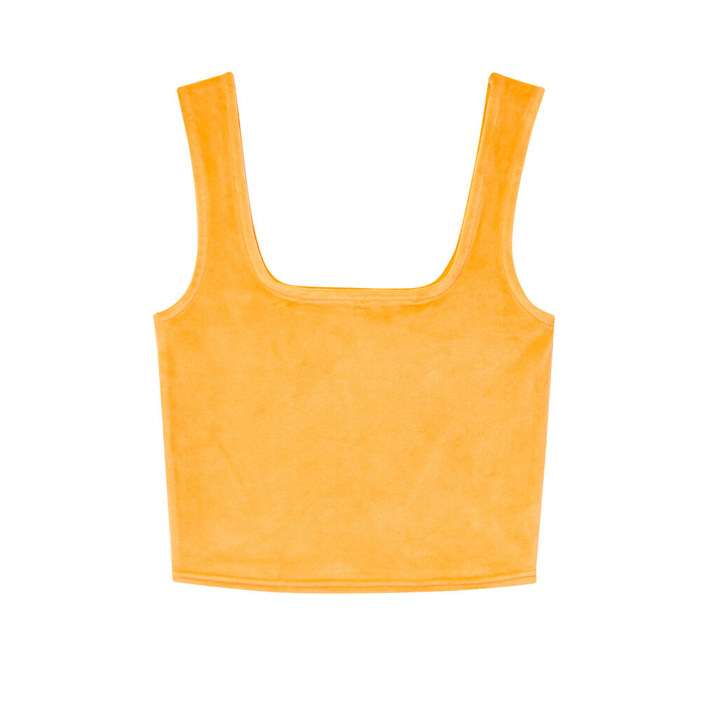 Brassière en velours - orange orange.