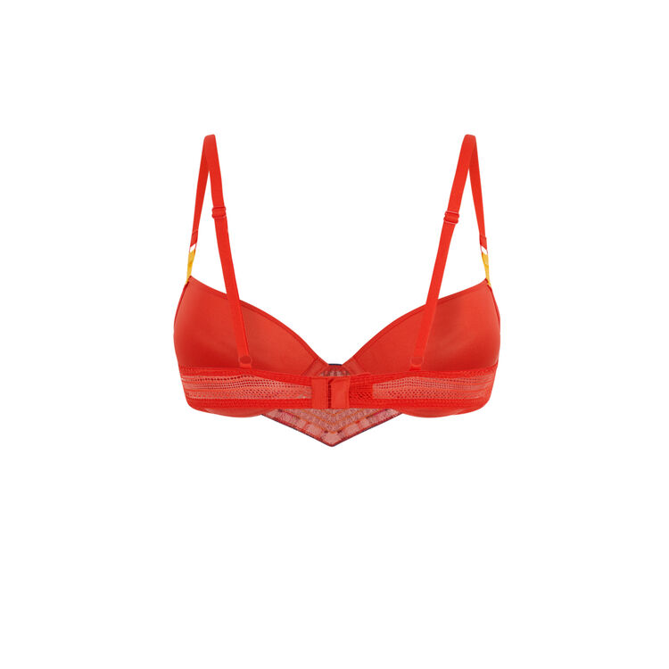 Soutien-gorge rouge push valliz rouge.