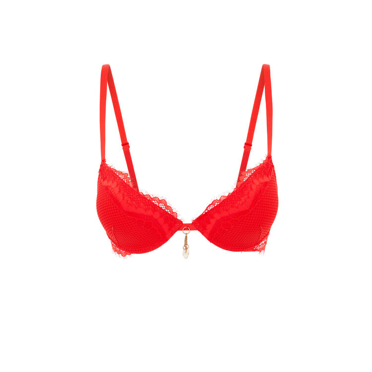 Soutien-gorge push-up behappiz rouge.