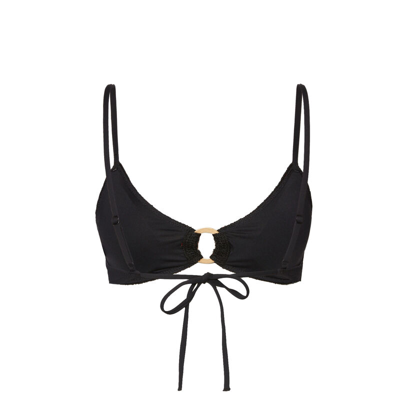 haut de maillot de bain brassière à rayures - kaki haut de maillot de bain brassière à rayures - kaki;