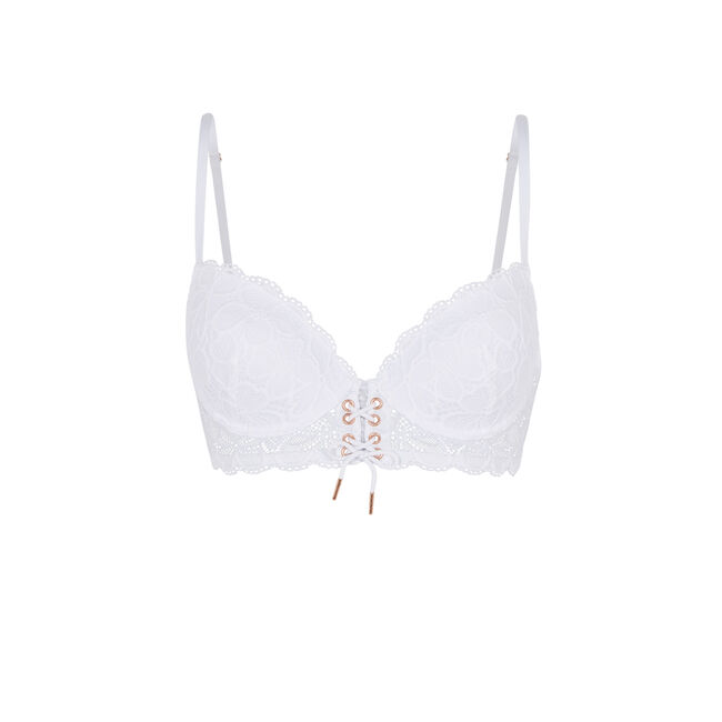Soutien-gorge ampli bustier blanc sherifiz Soutien-gorge ampli bustier blanc sherifiz;