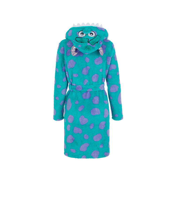 Peignoir polaire à capuche sullyiz bleu.
