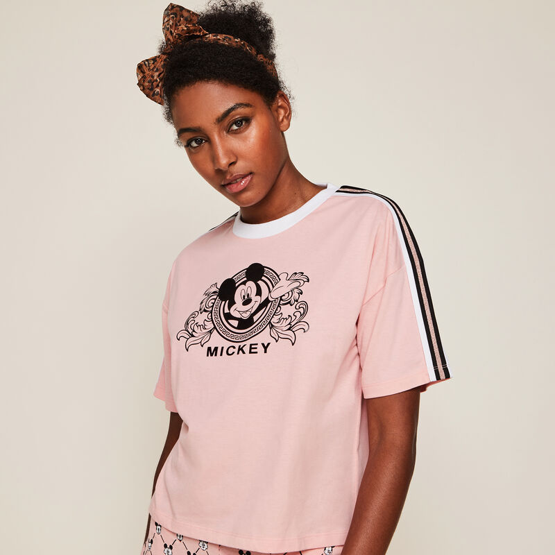 Top à manches courtes print Mickey lomickiz Top à manches courtes print Mickey lomickiz;