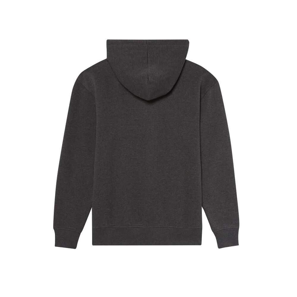 Veste zippée à capuche à message - gris gris.