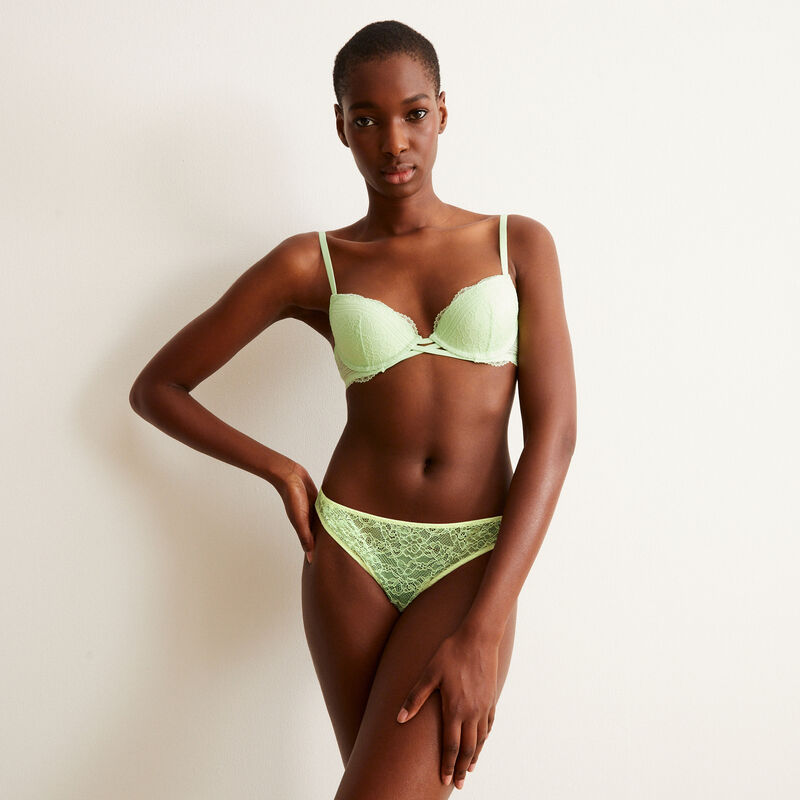 tanga en dentelle - vert tanga en dentelle - vert;