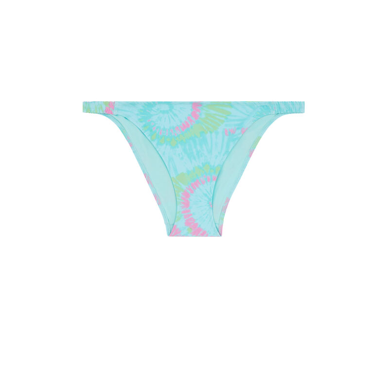 Bas de maillot de bain culotte à imprimé - bleu turquoise Bas de maillot de bain culotte à imprimé - bleu turquoise;