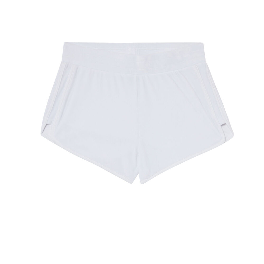 Short en velours - blanc blanc.