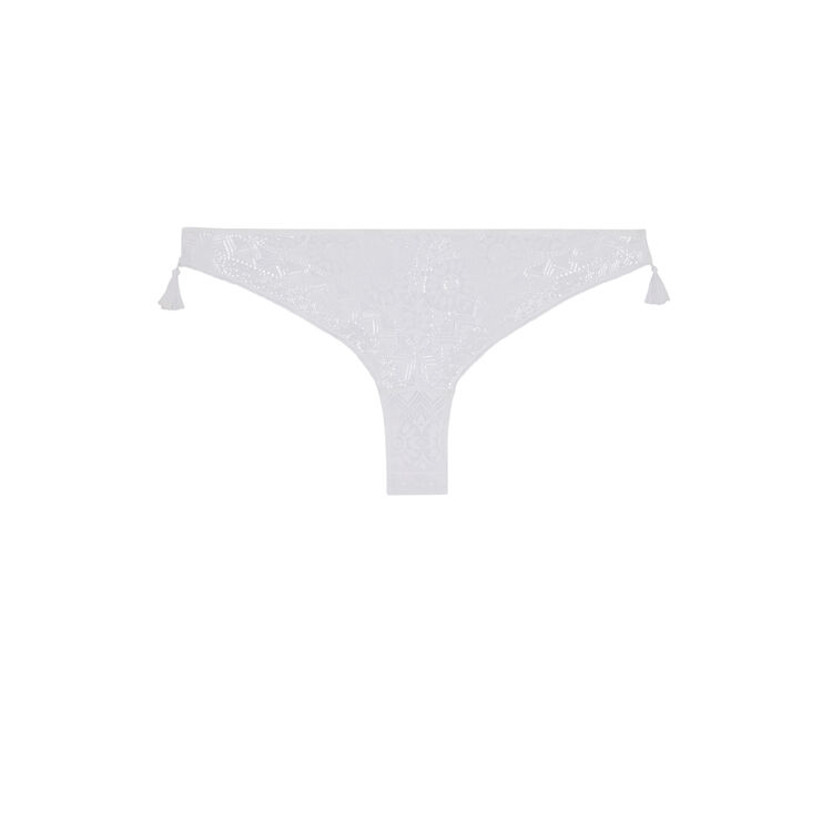 Tanga blanc souliz Tanga blanc souliz;