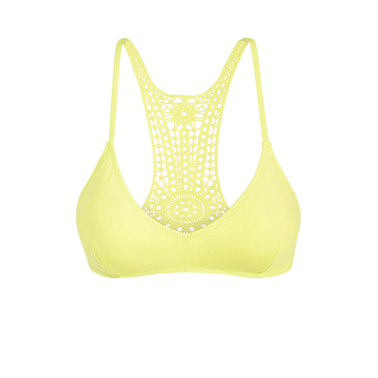 Haut de maillot de bain jaune cookiz Haut de maillot de bain jaune cookiz;