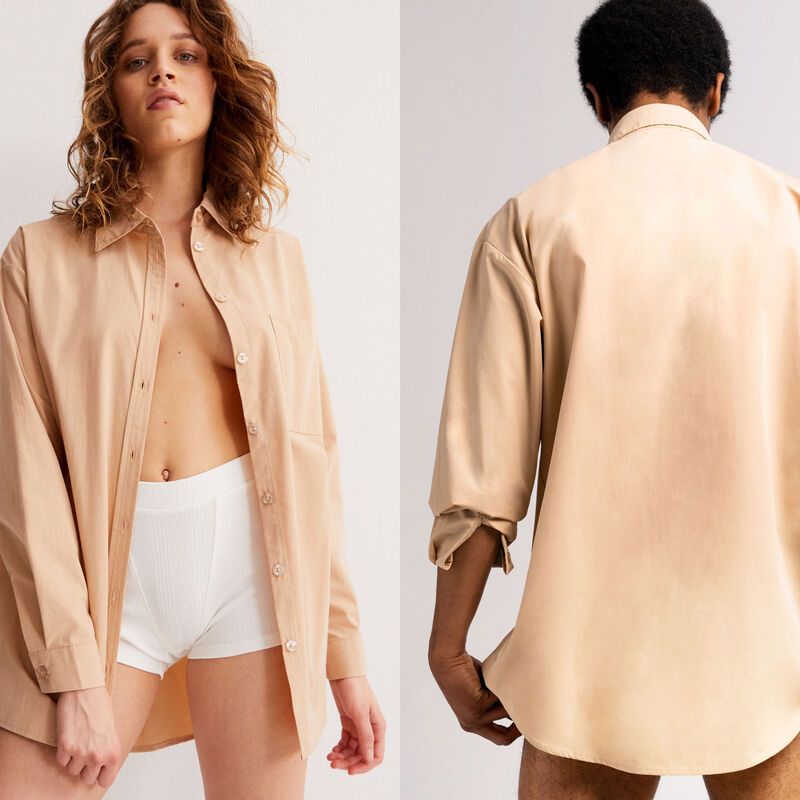 chemise unisexe - beige chemise unisexe - beige;
