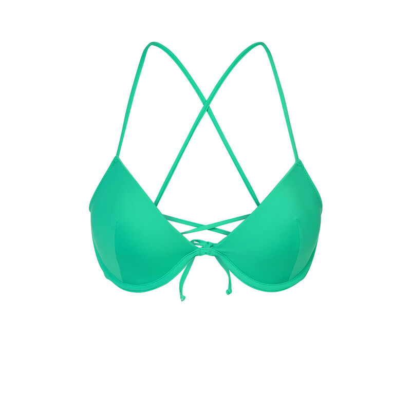 Haut de maillot de bain vert alohiz Haut de maillot de bain vert alohiz;