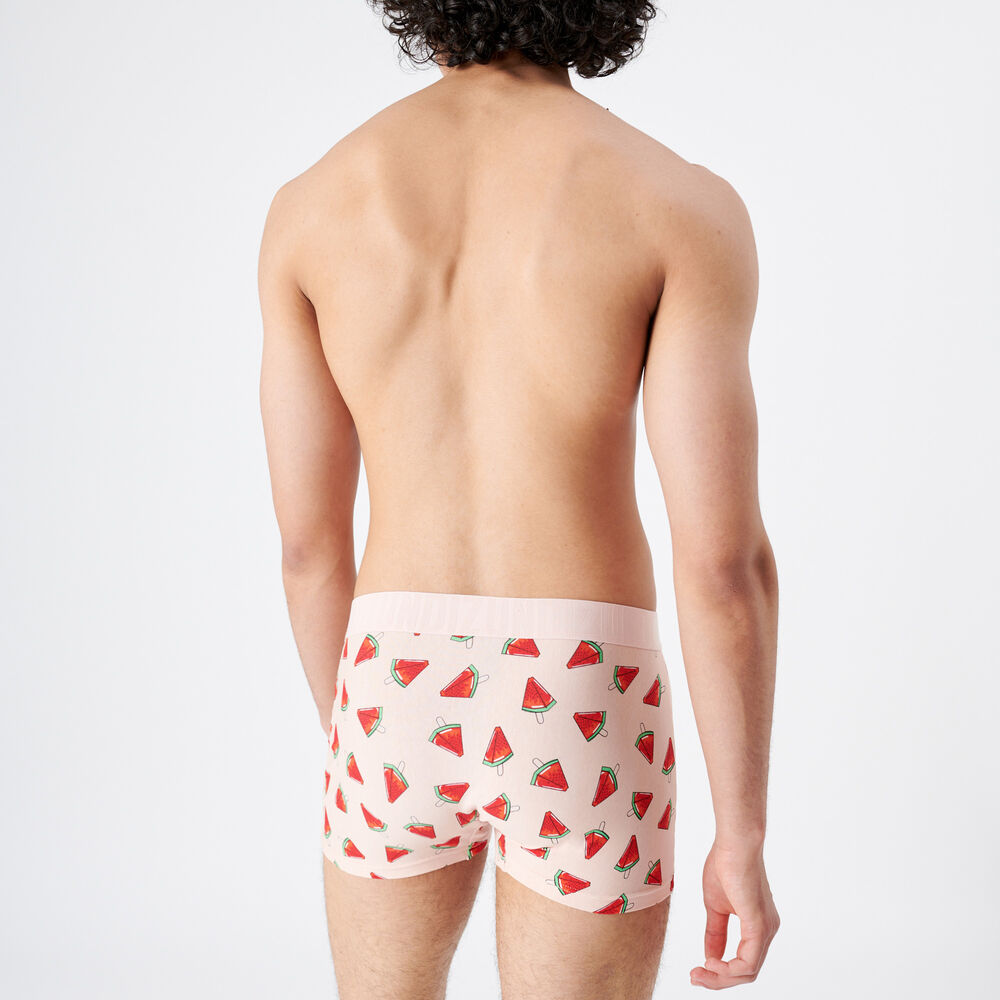 Boxer à motifs pastèques - rose rose.