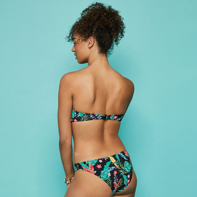 Haut de maillot de bain noir paradibordiz black.