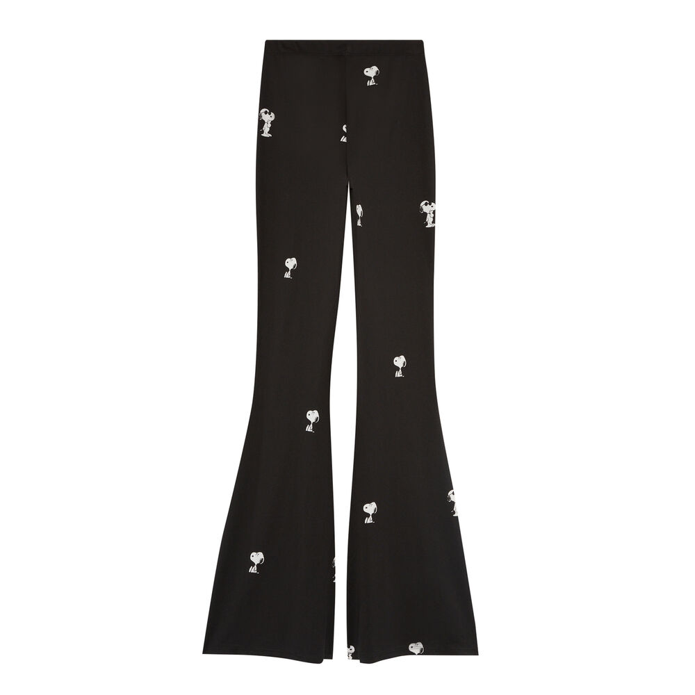 Pantalon à motifs snoopy - noir noir.