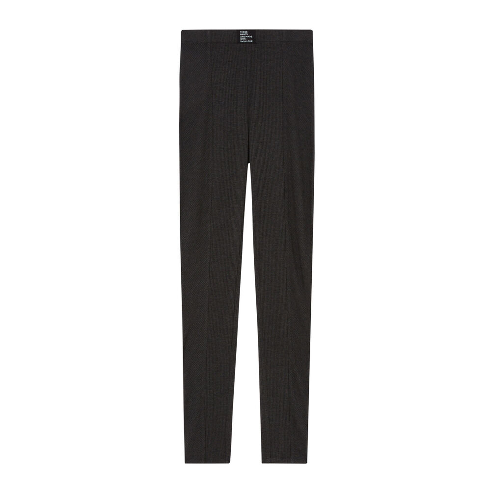 Legging comfy à message 100% love - gris foncé gris.