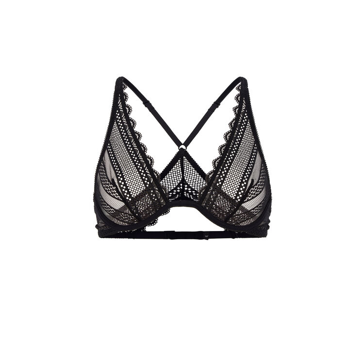 Brassière armaturée noire leiliz Brassière armaturée noire leiliz;