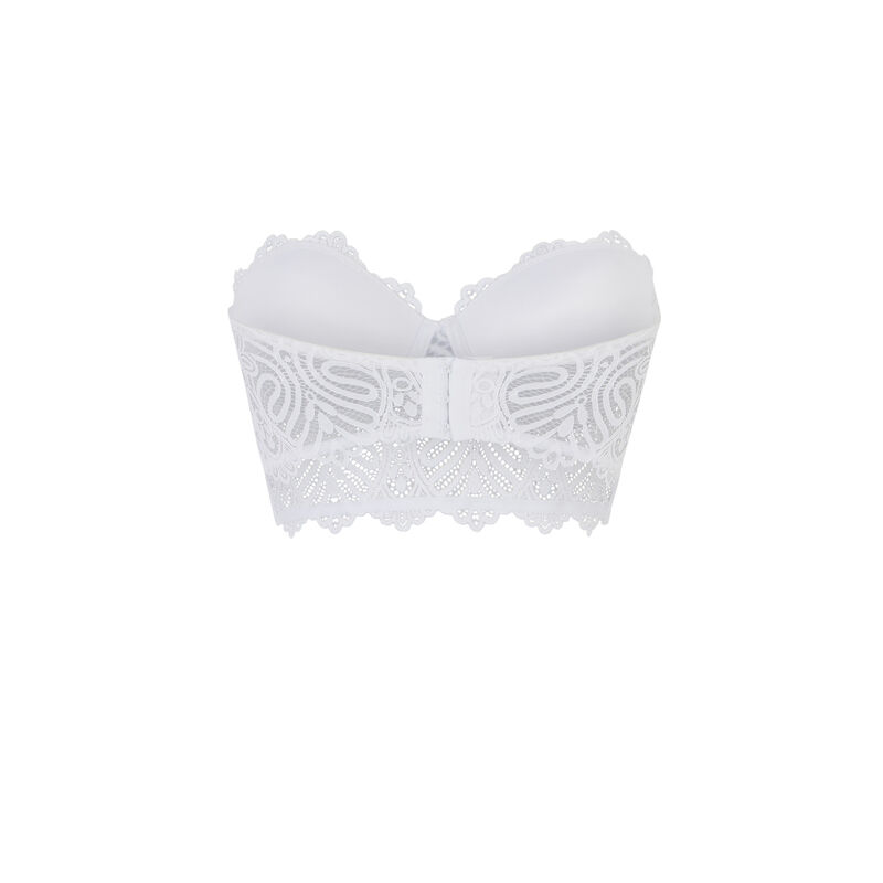 Soutien-gorge bustier push-up - blanc Soutien-gorge bustier push-up - blanc;