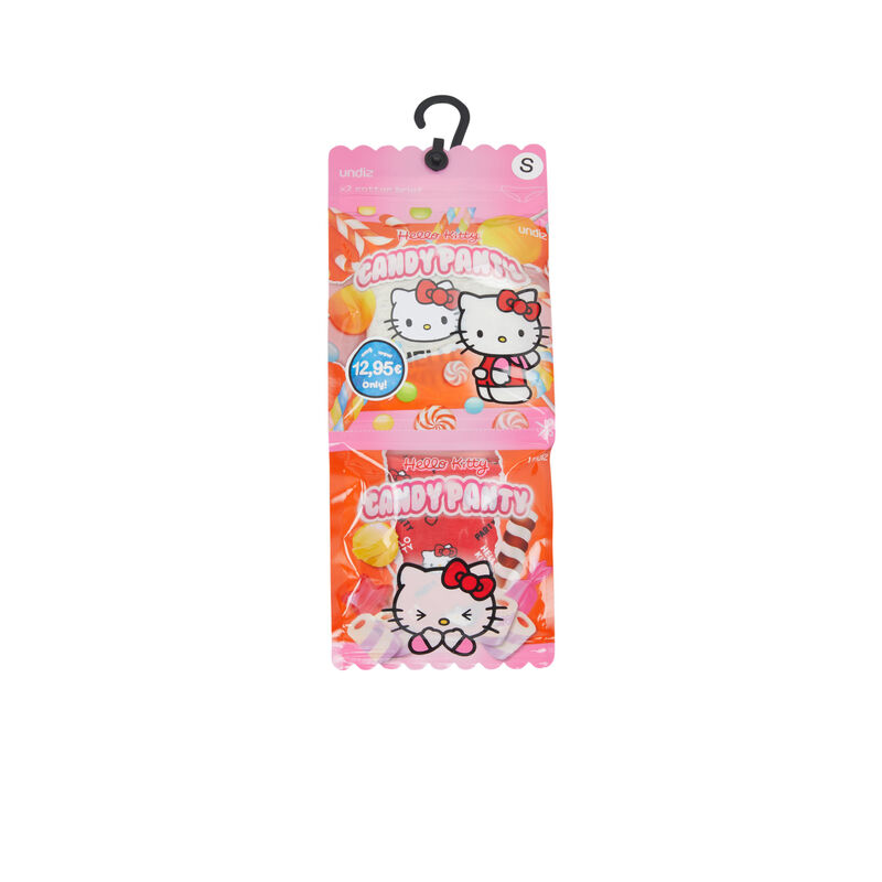 Lot de deux culottes en coton print Hello Kitty hellokittiz Lot de deux culottes en coton print Hello Kitty hellokittiz;