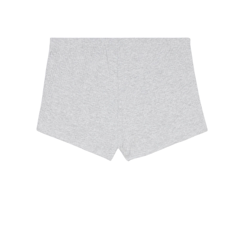 Short court uni - gris gris.